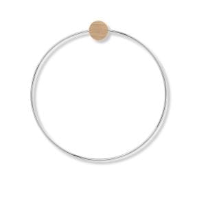FERM LIVING uchwyt na ręcznik chrom