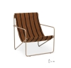 FERM LIVING fotel DESERT stripe