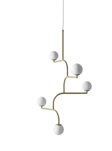 PHOLC lampa wisząca MOBIL 100 mosiężna