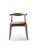 CARL HANSEN & SØN krzesło tapicerowane CH20 dąb olejowany