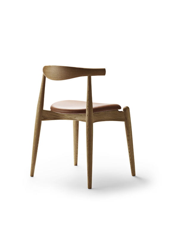 CARL HANSEN & SØN krzesło tapicerowane CH20 dąb olejowany