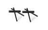 NORMANN COPENHAGEN wieszak STICKS 2 szt. czarny
