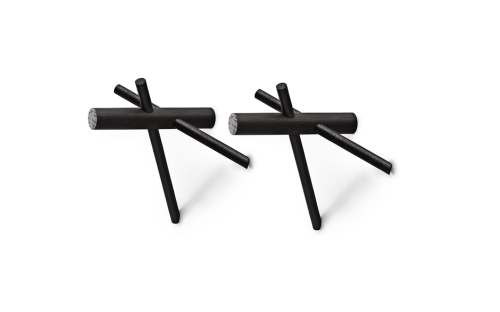NORMANN COPENHAGEN wieszak STICKS 2 szt. czarny