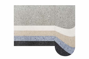 GAN RUGS dywan NUANCES by Patricia Urquiola round/volcano