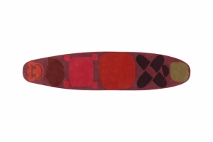 GAN RUGS dywan SURF RACE Indico red