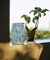 Splash Vase Roll Neck M white dot.jpg