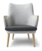 CARL HANSEN & SØN fotel tapicerowany CH71 różne kolory