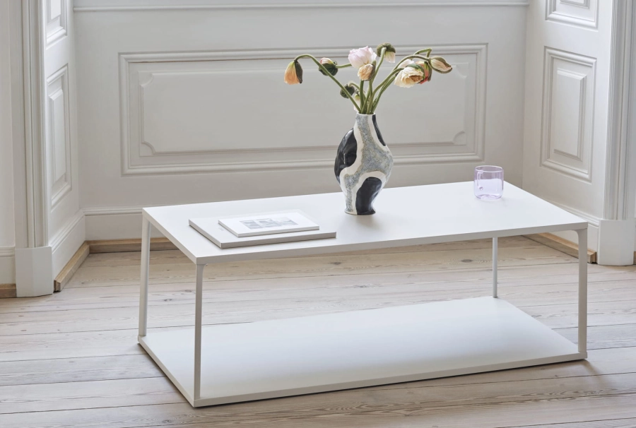 Eiffel Coffee Table Rectangular warm sand_Jessica Hans Vase Glossy Cow.jpg