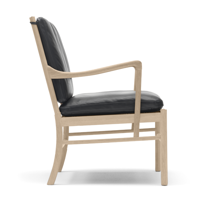 CARL HANSEN & SØN krzesło tapicerowane OW149 dąb bielony