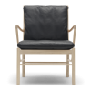 CARL HANSEN & SØN krzesło tapicerowane OW149 dąb bielony