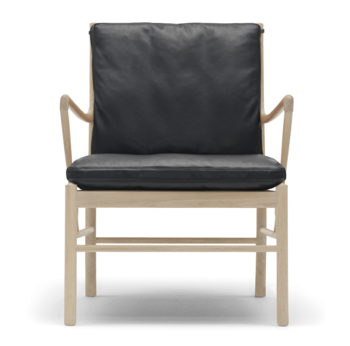 CARL HANSEN & SØN krzesło tapicerowane OW149 dąb bielony