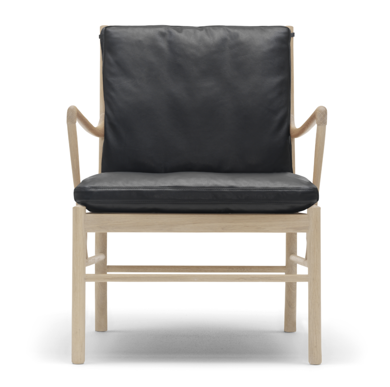 CARL HANSEN & SØN krzesło tapicerowane OW149 dąb bielony