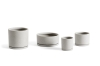Plant Pot with Saucer grey family.jpg