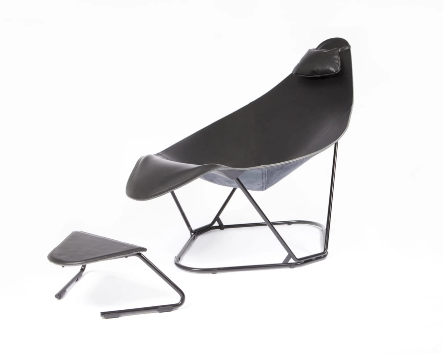 CUERO DESIGN krzesło ABRAZO black