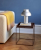 Tray Table cherry red high gloss_PC Table Lamp aluminium anodised_Crinkle Stripe Plaid yellow.jpg