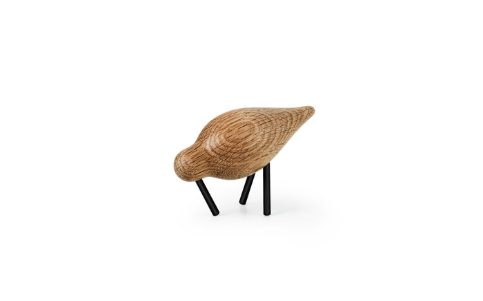 NORMANN COPENHAGEN figurka ptak SHOREBIRD S dąb/czarny