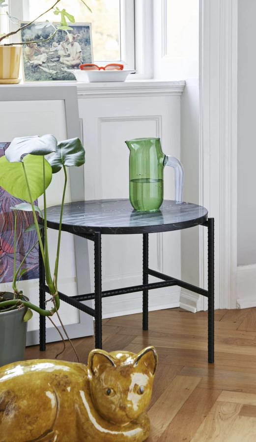 Rebar Side Table round marble_Jug green.jpg