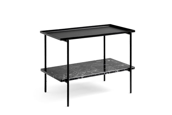 930205_Rebar Rectangular Side Table with two trays in soft black steel and marble_L75xW44xH55_soft black frame 02.jpg