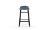 NORMANN COPENHAGEN krzesło barowe FORM WOOD czarne/niebieskie
