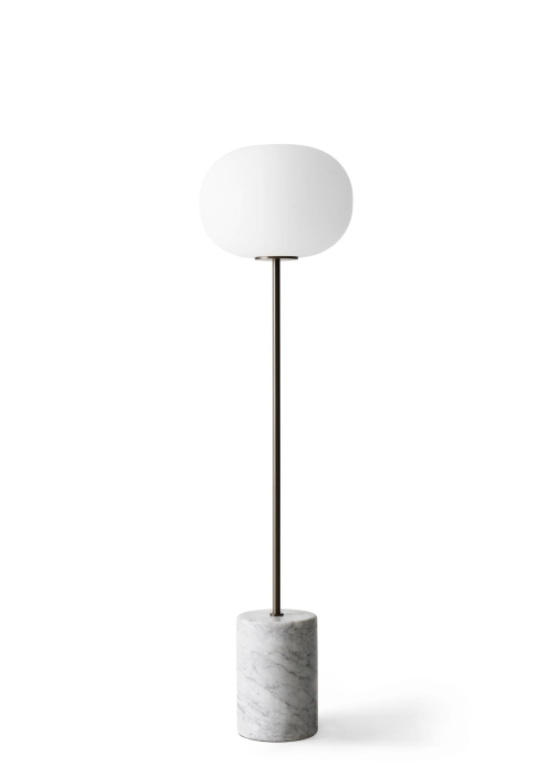 MENU lampa podłogowa JWDA marmur/brązowiony mosiądz