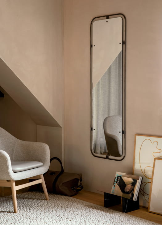 MENU_Nimbus Mirror_Harbour Lounge Chair_Gravel Rug.jpg