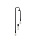 BOLIA lampa wisząca PIPER 3-ramienna czarna