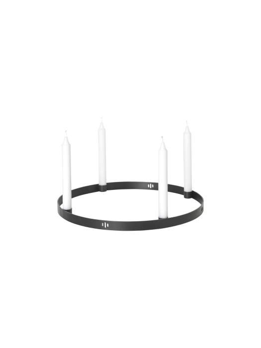 5722_Candleholder circle-black Brass - Large.jpg
