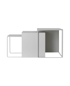 FERM LIVING stoliki CLUSTER jasnoszary