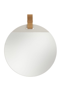 FERM LIVING lustro ENTER L szaro-brązowe