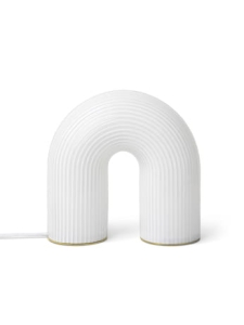 FERM LIVING lampa stołowa VUELTA biała 