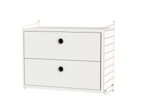 STRING konfiguracja BEDROOM A biała/beżowa