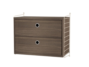 STRING konfiguracja BEDROOM A orzech/beżowa