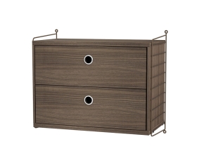 STRING konfiguracja BEDROOM A orzech/brązowa