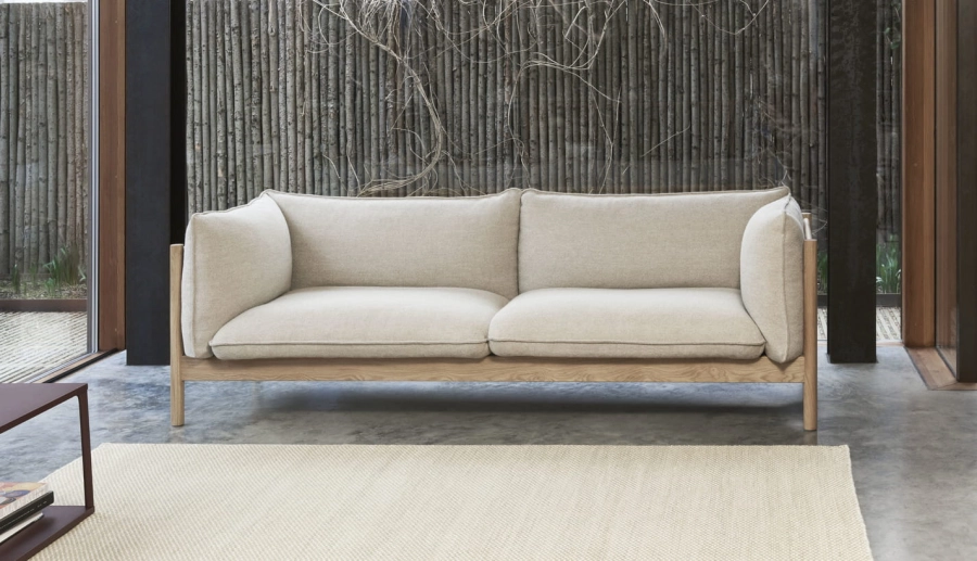 Arbour 3 Seater Hallingdal 220 oiled waxed oak base_Tapis off white and lavender.jpg