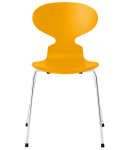 FRITZ HANSEN krzesło ANT 4 fornir barwiony, żółty