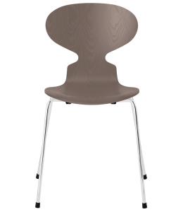 FRITZ HANSEN krzesło ANT 4 fornir barwiony, gliniany brąz