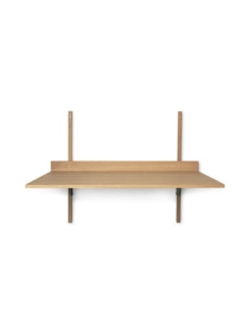 FERM LIVING pólka/blat  SECTOR DESK dąb naturalny/mosiądz 