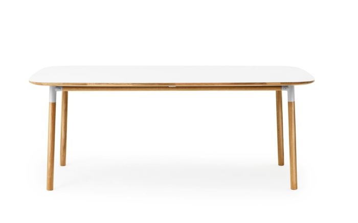 NORMANN COPENHAGEN stół FORM 95x200 biały