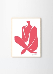 THE POSTER CLUB druk artystyczny PINK INTIMACY