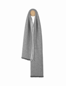 ELVANG szalik EDINBURGH 50 x 180 light grey / grey