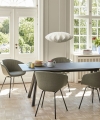 CPH 30 Extendable black lino black frame_AAC 27 Soft Atlas 931 black powder coated base_Nelson Saucer Crisscross Bubble Pendant.jpg