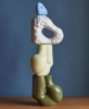 W and S Chubby Vase soft yellow_olive green_W and S Boulder Bookend ivory_W and S Little Lion Sculpture light blue.jpg