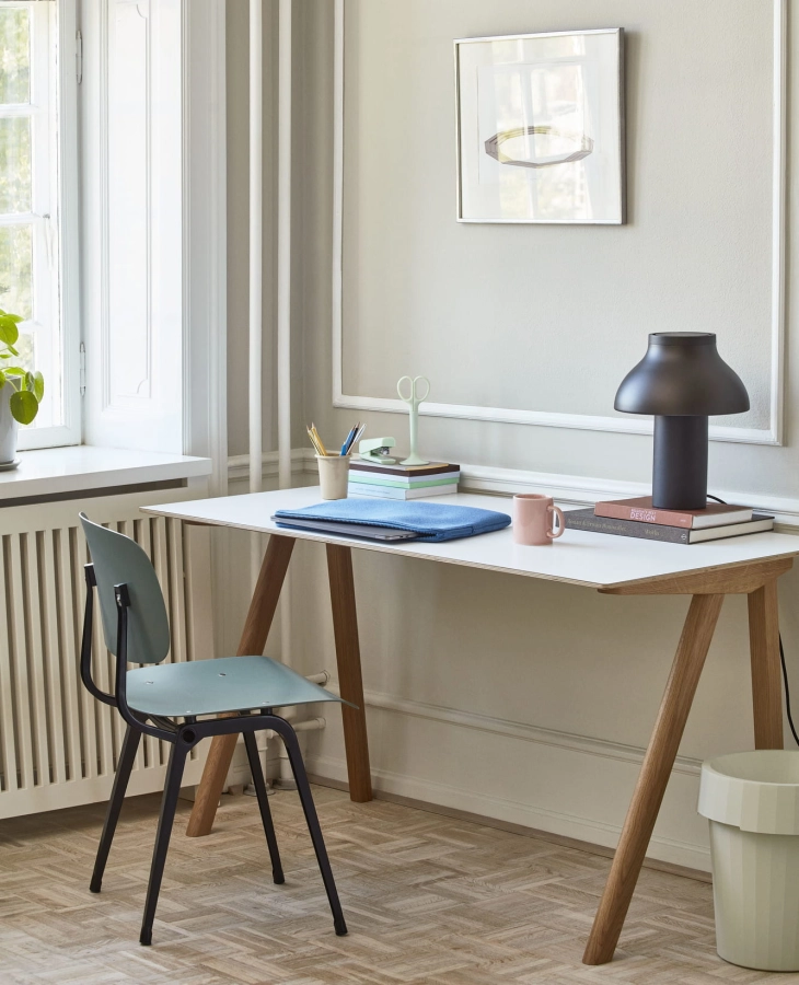 CPH 90 off white lino oak base_Revolt petrol green seat and back black steel base_Hue Lab Top Cover blue.jpg