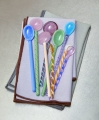 Glass Spoons family_Contour Napkin lavender_Contour Napkin grey.jpg