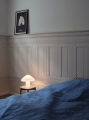 Kite Quilt sky blue_Pao Glass Table Lamp 350 white_Soft Edge 32 Bar Stool soft grey wb lacquer oak.jpg