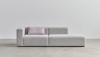 Mags 2,5 seater combination 2 left armrest Hallingdal 130_Mags 10 Cushion Remix 682.jpg