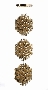 VERPAN lampa wisząca SPIRAL SP3 złota