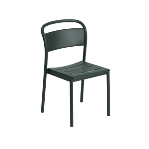 MUUTO krzesło ogrodowe LINEAR STEEL ciemnozielone