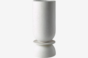 BOLIA wazon HOUR VASE Ø9 x H22,5 cm white