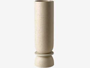 BOLIA wazon HOUR VASE Ø12 x H29,5 cm white